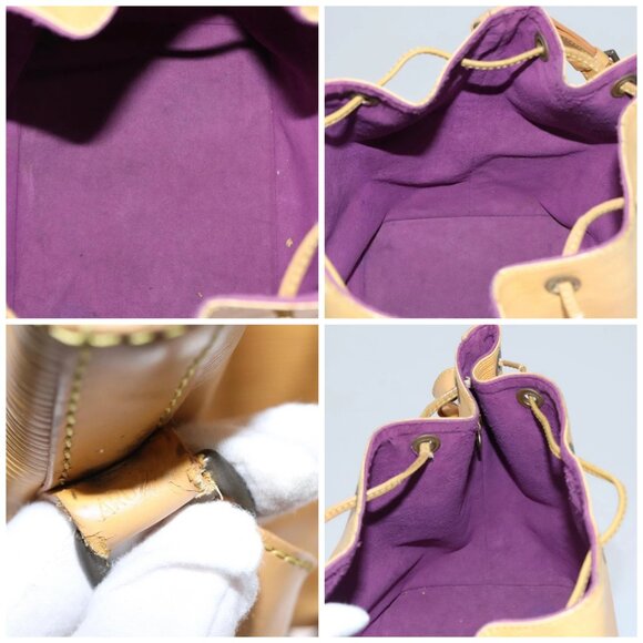 LOUIS VUITTON Epi Petit Noe Shoulder Bag Yellow - Picture 13 of 15